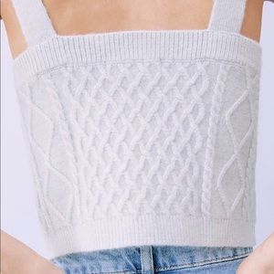 H&M Grey Knit Top